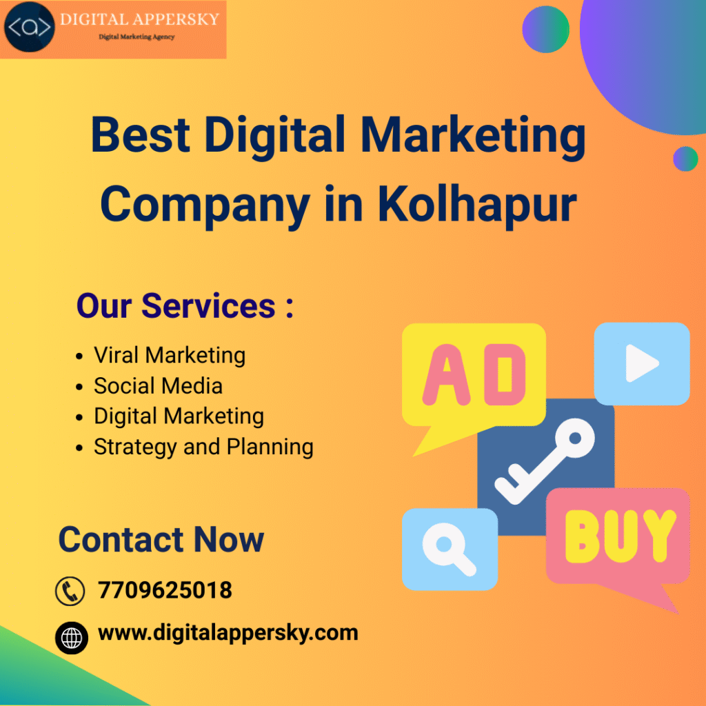 Best Digital Marketing Company in Kolhapur