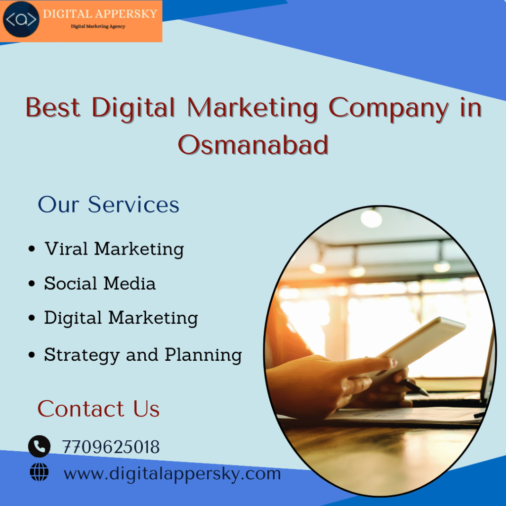 Best Digital Marketing Company in Osmanabad