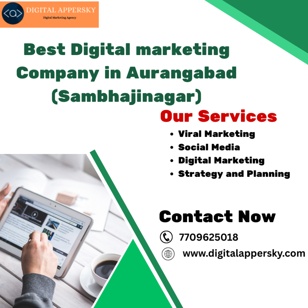 Best Digital Marketing Company in Aurangabad (Sambhajinagar)